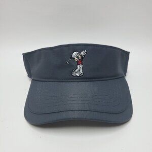 Disney Arnold Palmer Golf Management Visor Adult Gray Adjustable Mickey Mouse